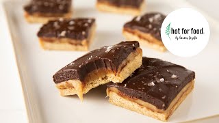 The Best Millionaire Shortbread Vegan  hot for food [upl. by Eilsek]