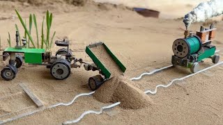 How to make DIY train machine motor in train engine  Science project mini train pat  3 [upl. by Tuesday442]