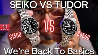 Seiko SPB453 VS Tudor Black Bay 41 Monochrome The Ultimate Monochromatic Diver Face Off [upl. by Anoniw]