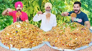 NOODLES  Veg Hakka Noodles Recipe in Village style  Chinese Cuisine  Traditional Village Cooking [upl. by Cristian242]