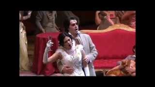 G Verdi La Traviata quotLibiamo ne lieti caliciquot  Alida Berti Leonardo Caimi LIVE 2014 [upl. by Hajin753]