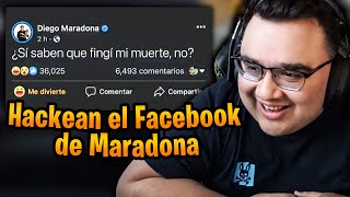 DED HABLA DEL HACKEO A MARADONA EN FACEBOOK [upl. by Anauqat]