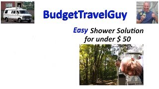 Easily add a shower to your Roadtrek or other RV for under 50 bucks [upl. by Barboza]