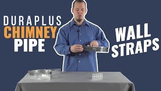 DuraPlus Chimney Pipe  Wall Straps [upl. by Elazaro161]