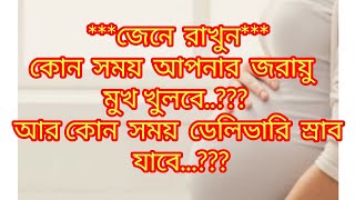 জেনে নিন কোন সময় জরায়ু মুখ খুলবে ও ডেলিভারি স্রাব যাবে। Cirvix opening amp white discharge time [upl. by Schuyler]