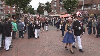 Schützenfest 2019 in Emsdetten  Hagelisten bei der Ringpolonaise [upl. by Pembroke306]