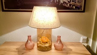 Aus Vasen Lampen bauen  Tischlampe DIY [upl. by Iztim675]