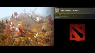 Dota 2 Seasonal Terrain  Autumn  All Weather Effects [upl. by Cynara]