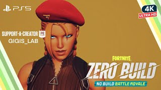 FORTNITE Zero Build Chapter 5 Season 3 CAMMY Skin Showcase PS5 Gameplay Review 4K HDR [upl. by Kenlay408]