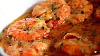 Garlic Butter Shrimp  Crevette au beurre dail  Easy Recipe  ZestyMu Style [upl. by Ardnazxela]