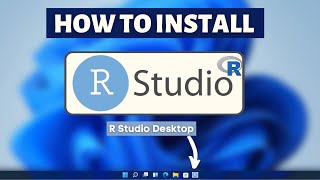 How to download R and install Rstudio on Windows 11  R Studio Installation Tutorial [upl. by Trudi]