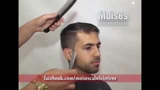 ✂ Corte Masculino Comercial Moises Cabeleireiro [upl. by Ahtamas]