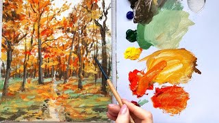 Acrylic Painting Tutorial Step by Step for Beginners [upl. by Srevart]