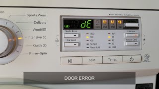 LG Washing Machine dE Error  Fix [upl. by Meeks]