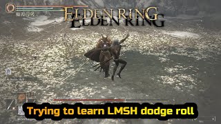 Trying to learn LMSH Dodge roll to Waterfowl dance attack of Malenia Blade of Miquela  Elden Ring [upl. by Eelarat]