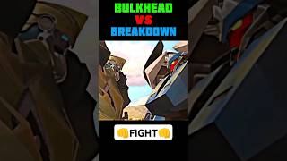 Bulkhead vs Breakdown Fight Video  tfp  season1 episode  17  movie scene edits shortsviral [upl. by Ynnam630]