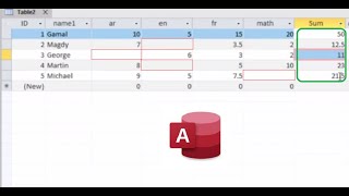 How to create calculated field in ms access database to sum fields contains null values🔥 [upl. by Reider]