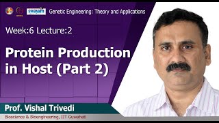 Lec 18 Protein Production in Host II [upl. by Ehsrop]