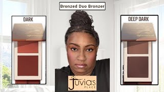 Juvias Place Dark vs Deep Bronzer Palette [upl. by Rozalie]