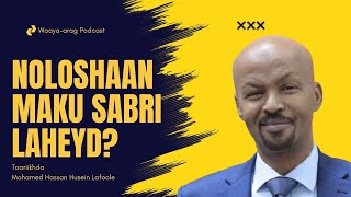 LAFOOLE  NOLOSHAAN MAKU SABRI LAHEYD  TAARIIKH XANUUN BADAN  WAAYA ARAG PODCAST  SHARMAKE ABUKAR [upl. by Jasmina]