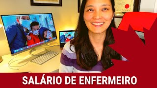 Salário de Enfermeiro no Canadá  Enfermagem no Canadá [upl. by Alicul]