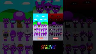 NormalampHorror Sprunki DuDiDam But They‘re All Purplesprunki incrediboxsprunki viralvideo dudidam [upl. by Hamforrd132]