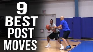 9 Best Basketball Moves to Score in the Paint Guard amp Post Moves [upl. by Anaihs163]