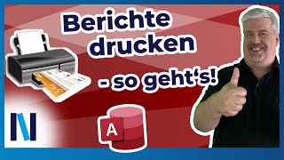 Access Tipps und Tricks zum Drucken von Berichten [upl. by Harvey]