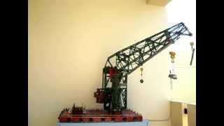 Meccano Floating Crane [upl. by Jarred]