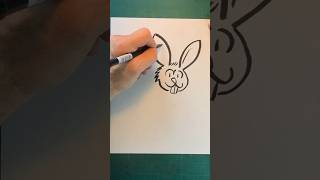 How to draw a Bunny Rabbit with Numbers 62 [upl. by Phox]