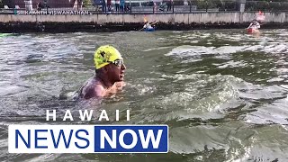 Man who learned to swim at 33 will attempt to cross the Kaiwi Channel [upl. by Calida951]