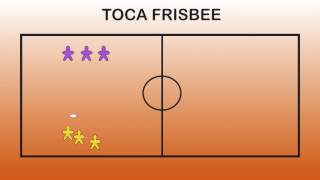 TOCA FRISBEE  Juegos Educación Física [upl. by Morley643]