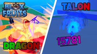 『Dragon  Dragon Talon』Oneshot Combo  Blox Fruits [upl. by Rekyr]