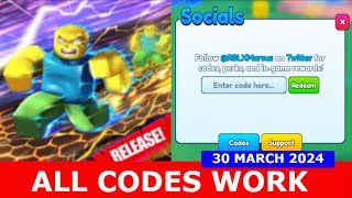 ALL CODES WORK 🔥SOON 🚀 Race Clicker Simulator ROBLOX  03302024 [upl. by Ddat]