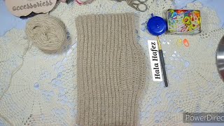 المشروع المربح في الشتاء ركبه كروشيه من الصوف الطبيعي ١٠٠الموديل التاني crochet knee [upl. by Animas]