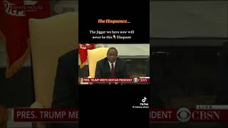 SEE THE MOMENT UHURU KENYATTA MEET TRUMP [upl. by Nicolle90]