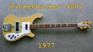 1977 rickenbacker 4001 bass [upl. by Calondra]