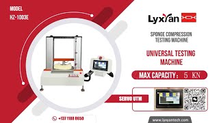 FOAM fatigue hardness Testing Machine WITH Standard ISO 2439 [upl. by Ladin]