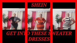 PLUS SIZE SWEATER DRESS TRY ON  2023 [upl. by Tristas]