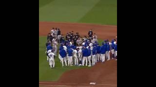 BENCHES CLEAR IN YANKEES VS ROYALS mlb baseball royals yankees sports [upl. by Deelaw333]