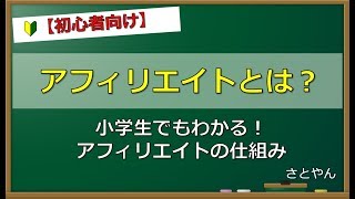 アフィリエイトとは？報酬発生の仕組みをわかりやすく解説！ [upl. by Notnilk]