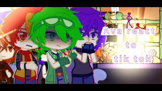 purple and korange family react to ava and avm alanbecker [upl. by Enirhtak]