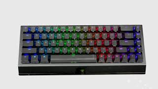 Razer  BlackWidow V3 Mini HyperSpeed – Phantom Edition  RGB Beleuchtung [upl. by Sedda]