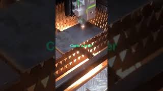 Corte em chapa a laser  Como funciona veja [upl. by Ranita430]