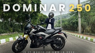 2024 Bajaj Dominar 250 A Short Review  City Ride [upl. by Annaya]