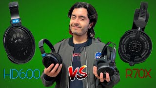 PICK YOUR POISON  Audio Technica R70X vs Sennheiser HD600 Comparison [upl. by Aisatsana]