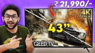 43 Inches 4K QLED TV Under Rs20000 Only BUT [upl. by Lisab514]