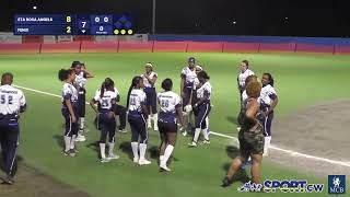 SOFTBALL AA PLAYOFF STA ROSA ANGELS vs FINEX [upl. by Enybor]