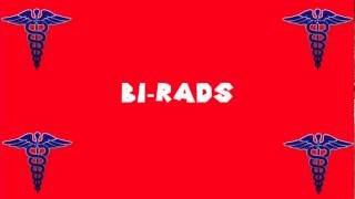 Pronounce Medical Words ― BI―RADS [upl. by Casteel]