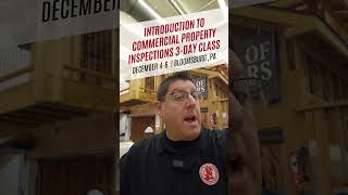 Introduction to Commercial Property Inspections 3Day Class in Bloomsburg PA [upl. by Ideih]